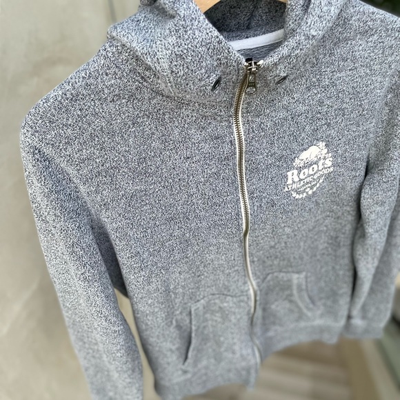 roots canada zip up logo sweatshirt - Picture 9 of 16